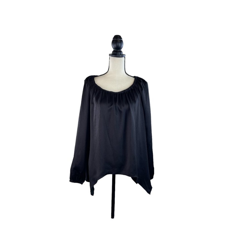 Michael Michael Kors Long Sleeve Handkerchief Hem Boho Top NWT S
